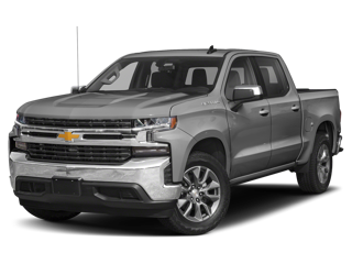 2021 silver chevy silverado 1500 front left angle view