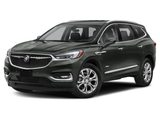 black 2021 buick enclave front left angle view