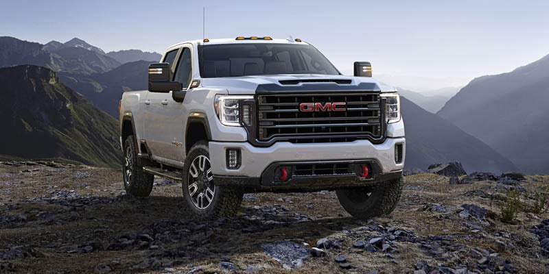 white 2021 gmc sierra