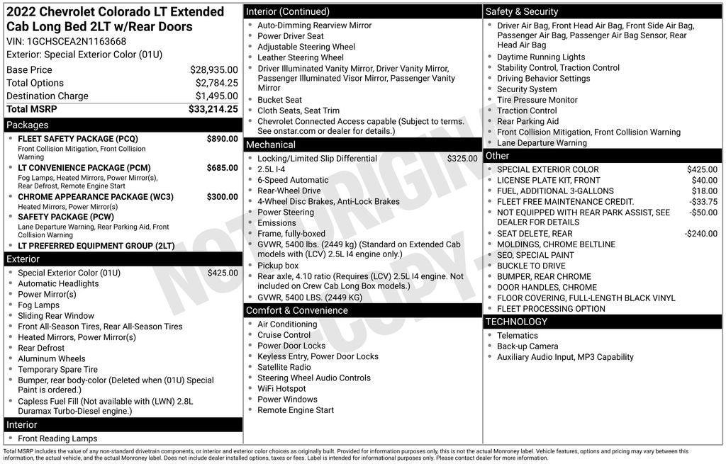 2022 Chevrolet Colorado LT