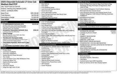 2025 Chevrolet Colorado WT/LT