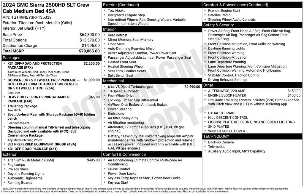 2024 GMC Sierra 2500 HD SLT