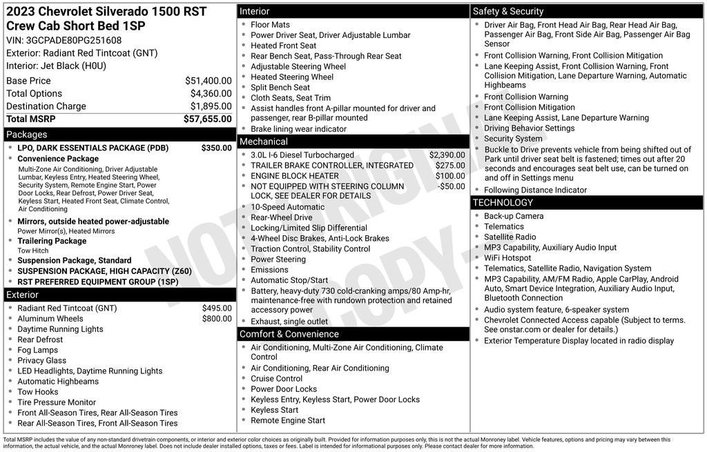 2023 Chevrolet Silverado 1500 RST