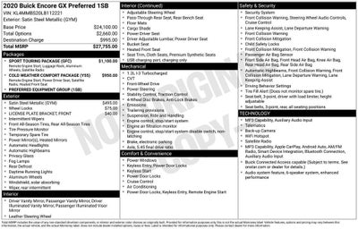 2020 Buick Encore GX Preferred