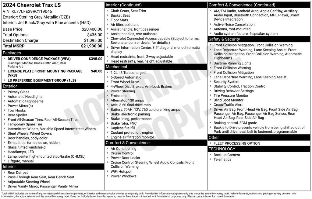 2024 Chevrolet Trax LS