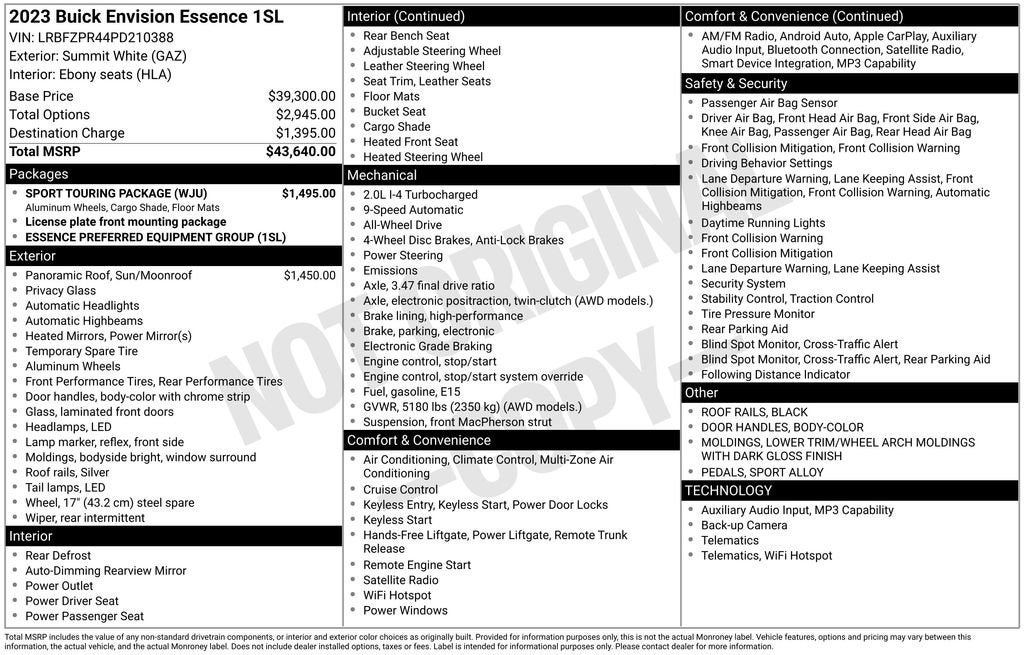 2023 Buick Envision Essence