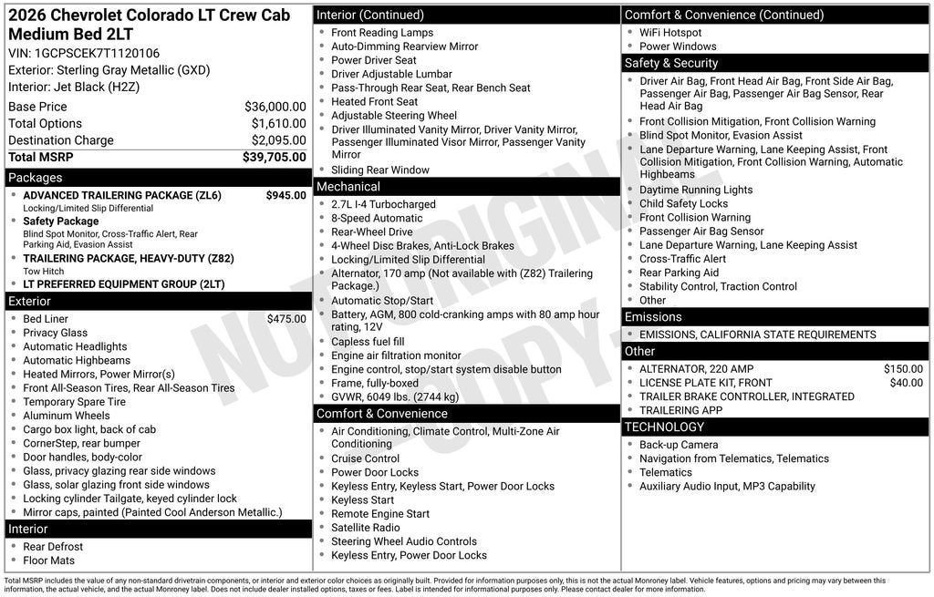 2026 Chevrolet Colorado LT