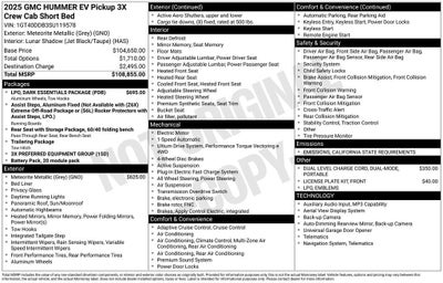 2025 GMC HUMMER EV Pickup 3X