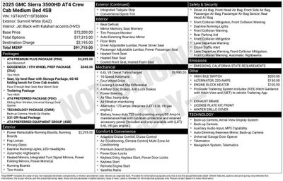 2025 GMC Sierra 3500 HD AT4