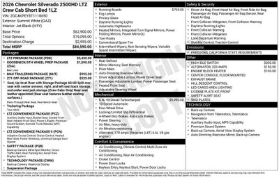 2026 Chevrolet Silverado 2500 HD LTZ