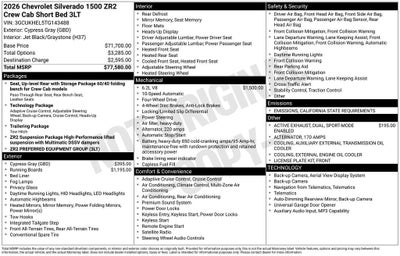 2026 Chevrolet Silverado 1500 ZR2