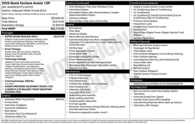 2026 Buick Enclave Avenir