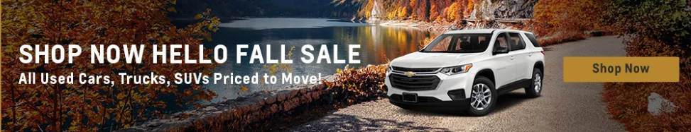Fall Sale on Used Vehicles