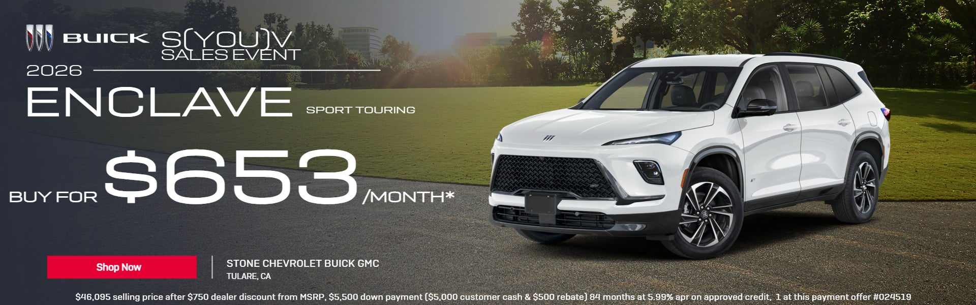 2026 BUICK ENCLAVE SPORT TOURING 2