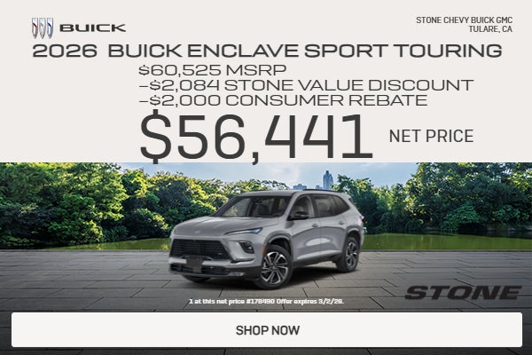 2026 BUICK ENCLAVE SPORT TOURING $56441 NET PRICE