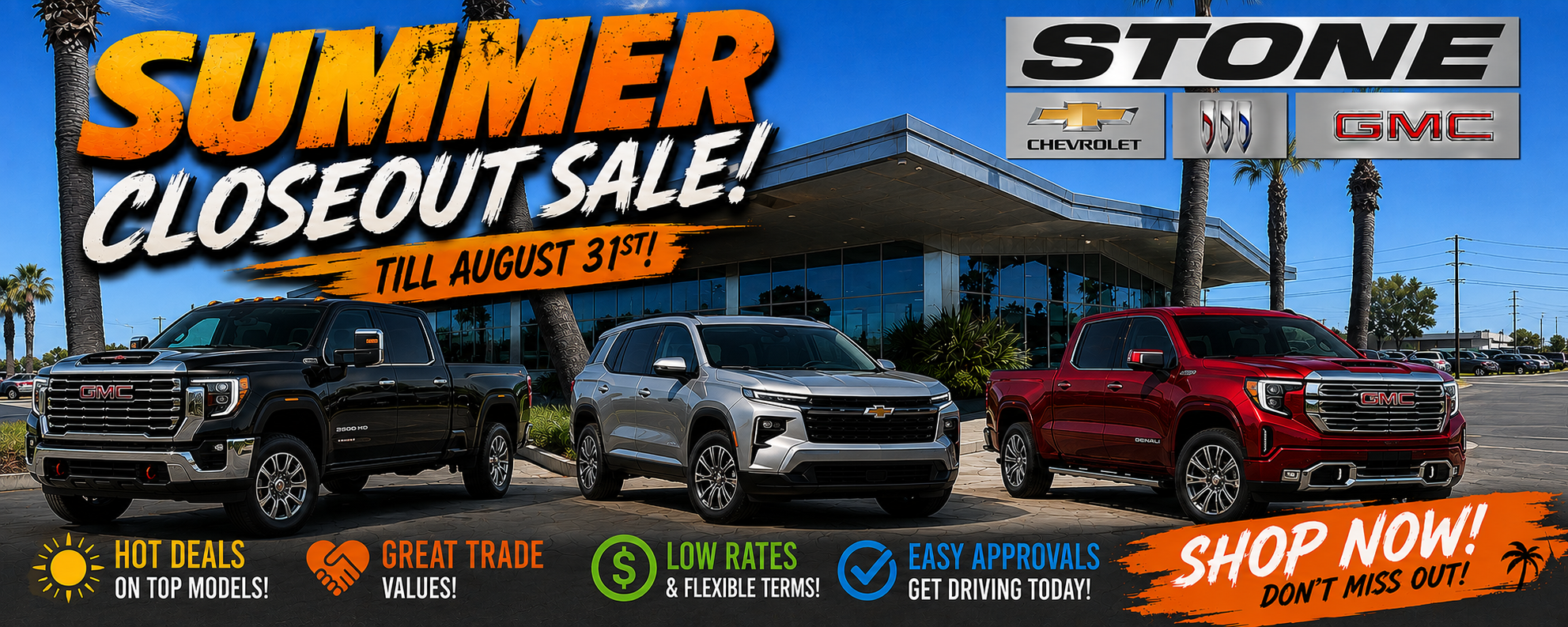 Summer Closeout Sale!