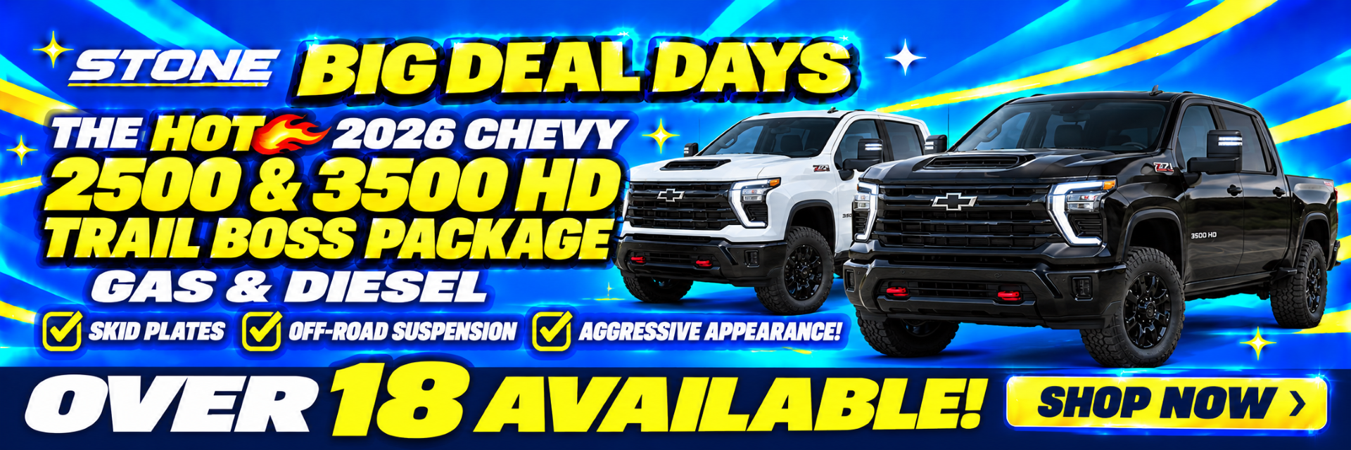 2026 Chevy 2500 & 3500HD Trail Boss