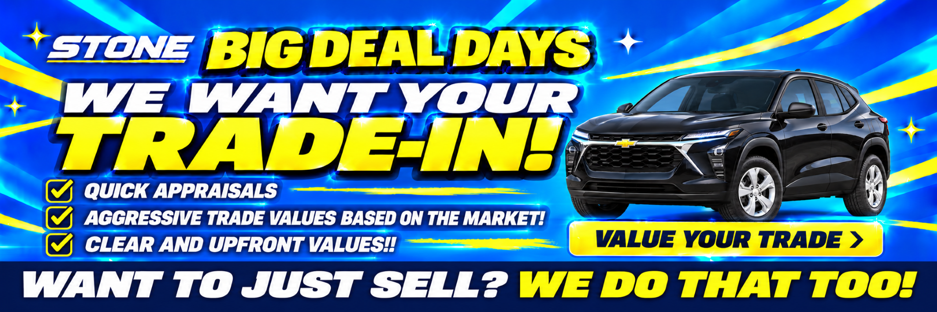 We want your Trade-In