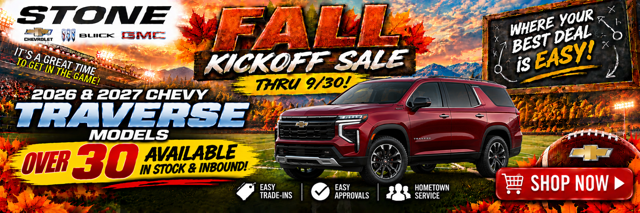 2026 and 2027 CHEVY TRAVERSE