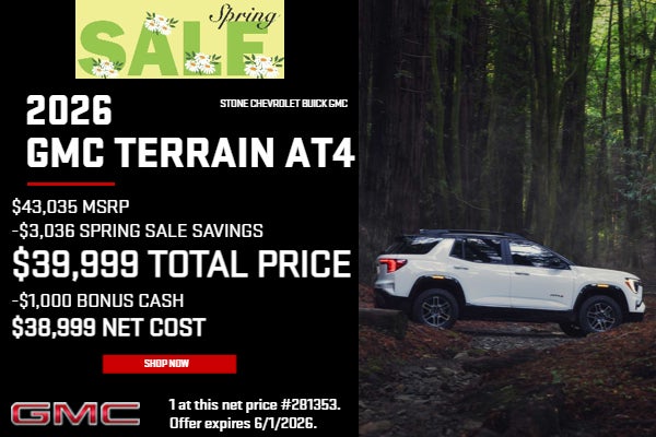 2026 GMC TERRAIN AT4 $39,999 TOTAL PRICE